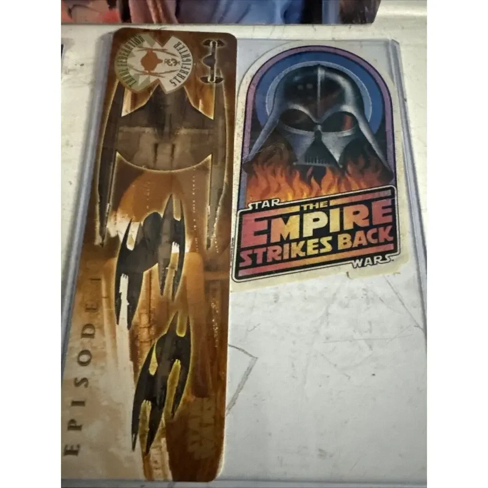 VINTAGE STAR WARS 1980 EMPIRE STRIKES BACK PROMO STICKER LUCASFILM‎ + BUNDLE